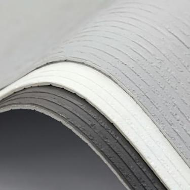 Imagem de Chejiaye Rolo de pedra sintética 3D - Painel de parede de espuma de PVC espesso, à prova d'água e amortecimento de som para papel de parede de textura de cimento, cinza cimento para sala de estar