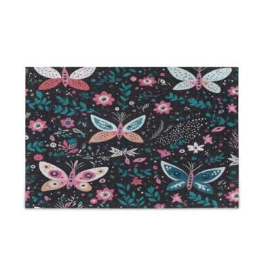 Imagem de WELLDAY Quebra-cabeça colorido borboleta flor arte 500 peças grande jogo de arte para adultos adolescentes