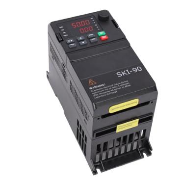 Imagem de Hyuduo Conversor de Frequência Vetorial de 0,75KW, Unidade de Frequência Variável Trifásica Com Display Digital Duplo, Inversor de Resfriamento de Alta Eficiência para Máquinas de Gravação de