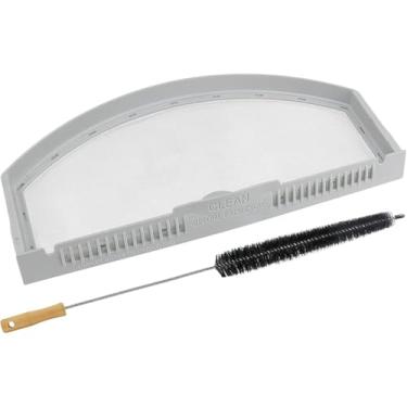 Imagem de Filtro de fiapos compatível com WE03X23881 – Substituição de aço inoxidável para aparelhos elétricos gerais GE Hotpoint, serve para secadoras GTD42EASJ2WW/GTD33EASK0WW/GTX22EASK0WW