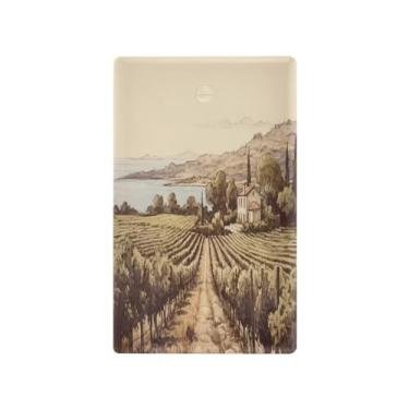 Imagem de Wassud Placa de cobertura para interruptor de luz, capa de tomada de interruptor único, placa de parede, decoração de casa, sala de estar, quarto, decoração