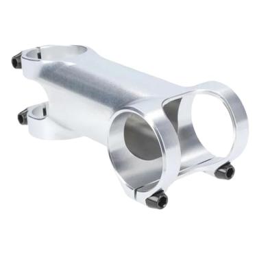 Imagem de Mesa de Bicicleta MTB/Estrada/Gravel Ultraleve, Fabricada em Liga de Alumínio 7075 T6 CNC, Apenas 67g, Ângulos de Inclinação de 6 a 17°(60mm SilverAngle -17)