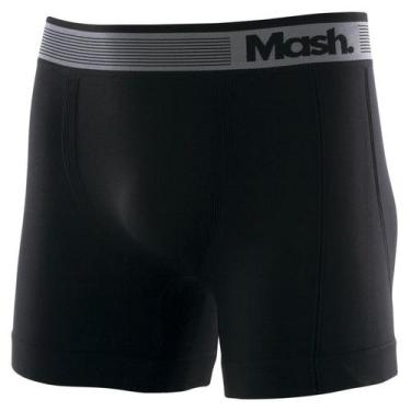 Imagem de Cueca Boxer Mash Microfibra Sem Costuras - 710.01, Pt00, Preto, GG
