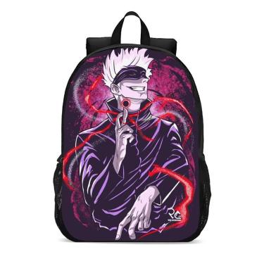 Imagem de Mochila Escolar Infanto Juvenil Anime Jujutsu Kaisen Satoru Novidades 0169-Unissex