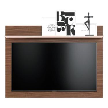 Imagem de Painel Suspenso Tv 55" Maia Colibri Nogueira Real Off White