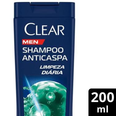 Imagem de Shampoo Anticaspa Clear Men Limpeza Diária 2 em 1 200ml