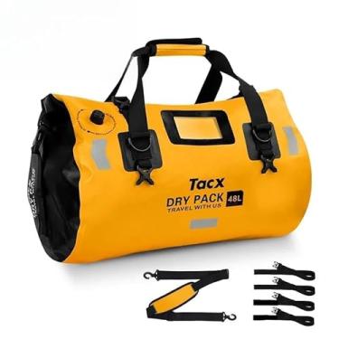 Imagem de Bolsa traseira de moto com grande capacidade mochila para pilotagem equipamento brigadeiro cavaleiro correias liberação rápida design refletivo viagens e ciclismo