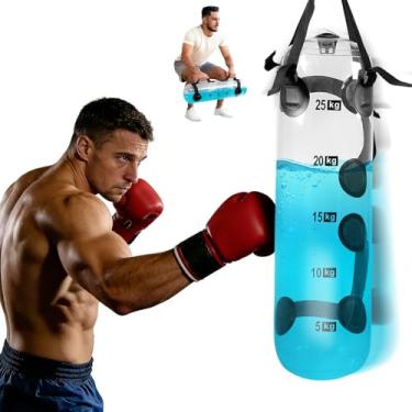 Imagem de Saco de pancada de água, pesos aqua de dupla finalidade, saco de areia para treino alternativo de força, bolsa de areia, equipamento de fitness portátil de estabilidade – Treinamento definitivo de