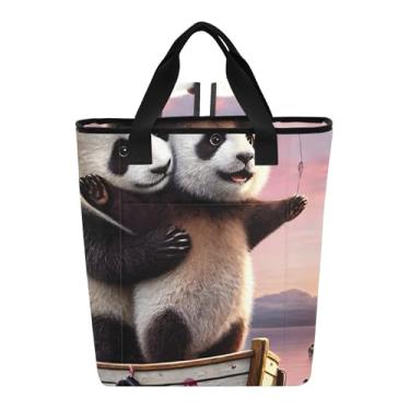 Imagem de Joitme Titanic Panda Romantic Love Soft Side Coolers Isolados à Prova de Vazamento 36 Latas Isoladas Lancheira Feminina 35 x 14 cm x 40 cm