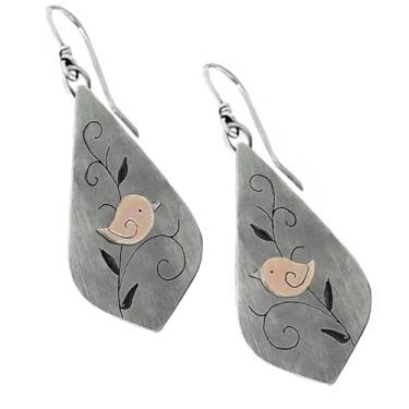 Imagem de Brincos vintage boho turquesa gota brincos lua sol madeira couro girassol brincos para mulheres joias modernas, Zinco, Sem pedra preciosa