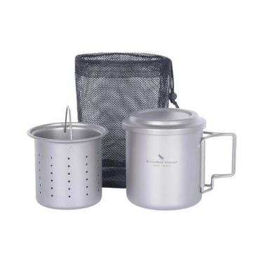 Imagem de Caneca De Camping Ultralight Em Titânio 420ml Copo Portátil Para Água 