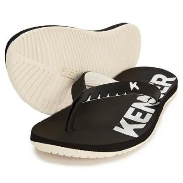 Imagem de Chinelo Kenner Red Masculino - Preto e Branco - 34/35-Masculino