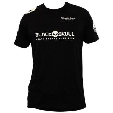 Imagem de Camiseta 100 Algodão - Black Skull