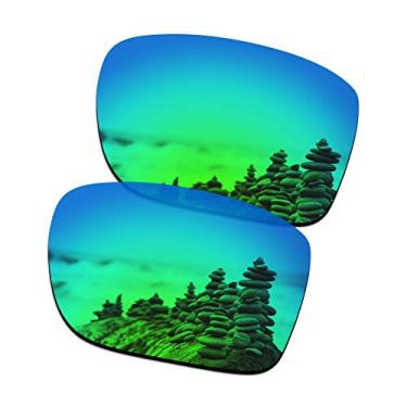 Imagem de SmartVLT Lentes de reposição polarizadas revestidas com AR verde esmeralda para óculos de sol Oakley Holbrook Metal OO4123