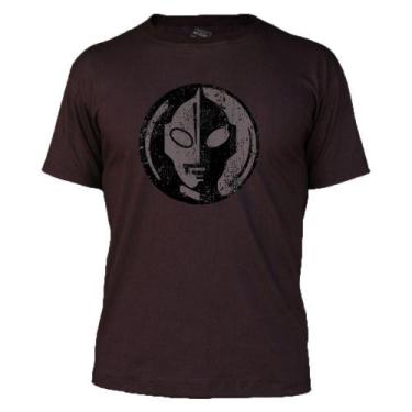 Imagem de Camiseta - ULtraman - Dasantigas, GG, Marrom escuro