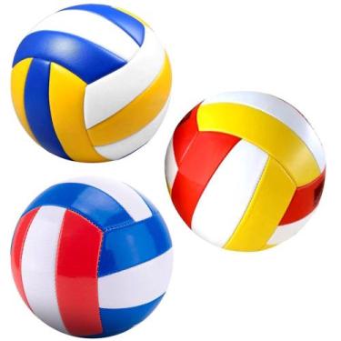 Imagem de 3 Bolas de Vôlei de Quadra ou Praia Peso Tamanho Oficial - XH