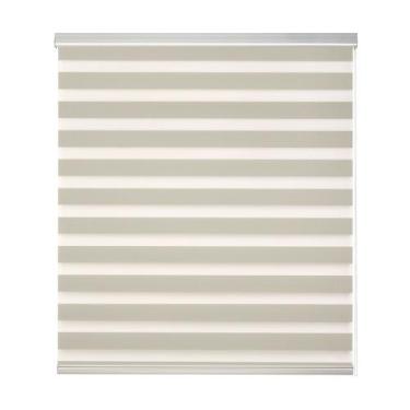 Imagem de Persiana Rolo Zebra Bando 1,00 X 1,60 Bege, Branco, Cinza, Preto, Bege