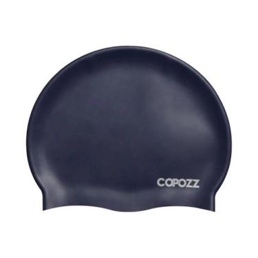 Imagem de Touca De Natação Profissional Em Silicone Elástico Impermeável Para Ho