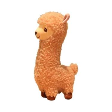 Imagem de Brinquedo De Pelúcia De Llama Alpaca, Macio E Realista, Almofada De Ab