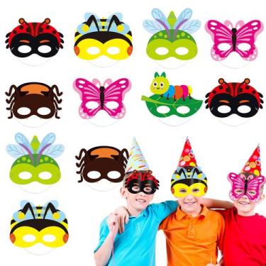Imagem de Máscara CY2SIDE Spring Bugs em papel e elástico para crianças x30