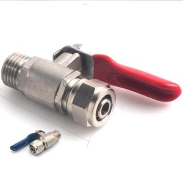 Imagem de 1/10.2 cm 3/20.3 cm 1/5.1 cm tubo OD POM conector de encaixe rápido filtro purificador de água sistema RO (DN8-DN10)