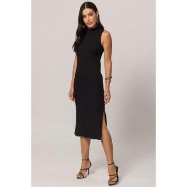 Imagem de VESTIDO MIDI CANELADO DOCE TRAMA REF:104773-Feminino