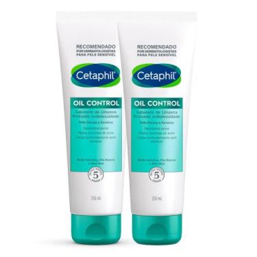 Imagem de Kit 2 Sabonete de Limpeza Profunda Cetaphil Oil Control Antioleosidade