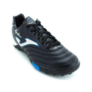 Imagem de Chuteira Society Masculino Joma Aguila - Preto e Azul-Masculino