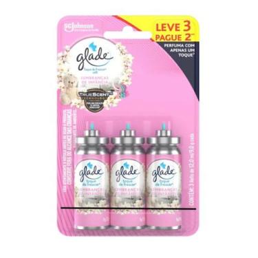 Imagem de Glade Lembranças de Infância Toque de Frescor Kit 3 Refil