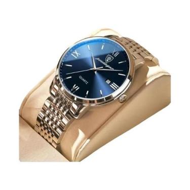 Imagem de Relógio De Pulso Masculino À Prova d'Água Em Aço Inoxidável POEDAGAR L