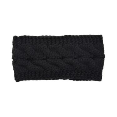 Imagem de Faixa De Cabeça Feminina Quente De Inverno Antiderrapante Com Forro De