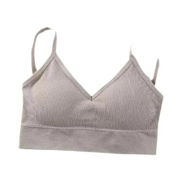 Imagem de Sutiã Esportivo Feminino Sem Costura, Top Push-up, Lingerie Sexy, Roup