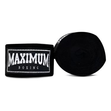 Imagem de Bandagem Atadura Muay Thai / Boxe Maximum 5 Me Preto