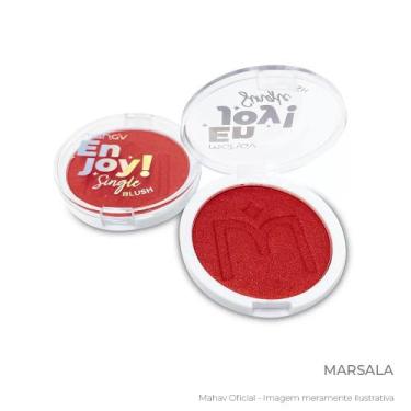 Imagem de Blush Compacto Alta Pigmentação Enjoy Mahav  Vegano, Cruelty Free, Aca