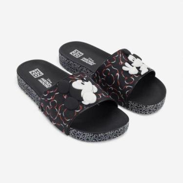 Imagem de Chinelo Slide Zaxy Disney Mickey Preto, Preto mickey ii, 37