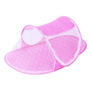 Imagem de Mini Berço Portátil com Tela Mosqueteira Snel Home  Berço Dobrável par