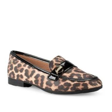 Imagem de Sapato Pink Cats Infantil Loafer Animal Print V5393-Feminino