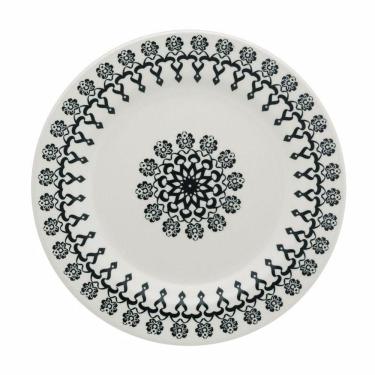 Imagem de Kit 6 Pratos Rasos Donna Folk Oxford® Cerâmica 24cm