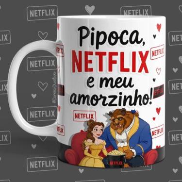 Imagem de Caneca Personalizada Vários Personagens Pipoca e Netflix dia dos Namor