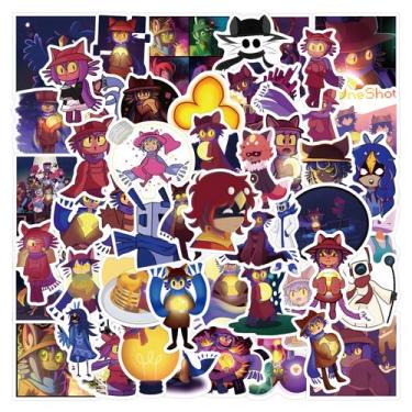 Imagem de Adesivos Oneshots, vinil impermeável, anime, 60 unidades/lote - yiweis