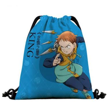 Imagem de Mochila com cordão Seven Deadly Sins Anime 39x32cm - yiweisai
