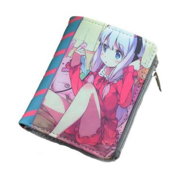 Imagem de Carteira Anime Miku Anime Leather Carteira curta dobrável - Yiweisai