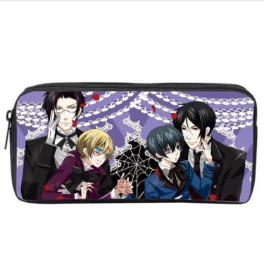 Imagem de Estojo para lápis Black Butlers Big Capacity Oxford 22x5,5x11cm - yiwe