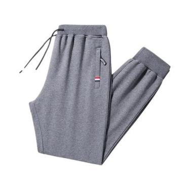 Imagem de Calças De Treino Masculinas 6XL 8XL, Ajuste Solto, Calças De Moletom D