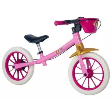 Imagem de Bicicleta Balance Infantil Bike Princesas Aro 12 Nathor-Unissex