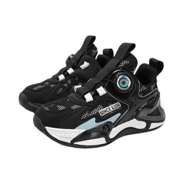 Imagem de Tênis Casuais De Couro Para Meninos E Meninas, Moda Infantil, Calçados