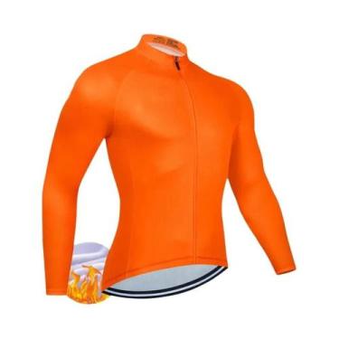Imagem de Camisa De Ciclismo Térmica De Inverno Para Homens, Manga Longa, Unifor