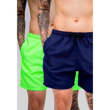 Imagem de Kit 2 Bermuda Masculina Tactel Tectel Praia Short Leve Secagem Rápida Academia Treino com Bolsos-Masculino