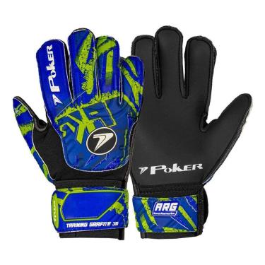 Imagem de Luva de Goleiro Infantil Poker Training Preto/amarelo-Unissex