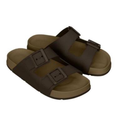 Imagem de Sandália Masculina Cartago Milão III Conforto Original -, Marrom, 40